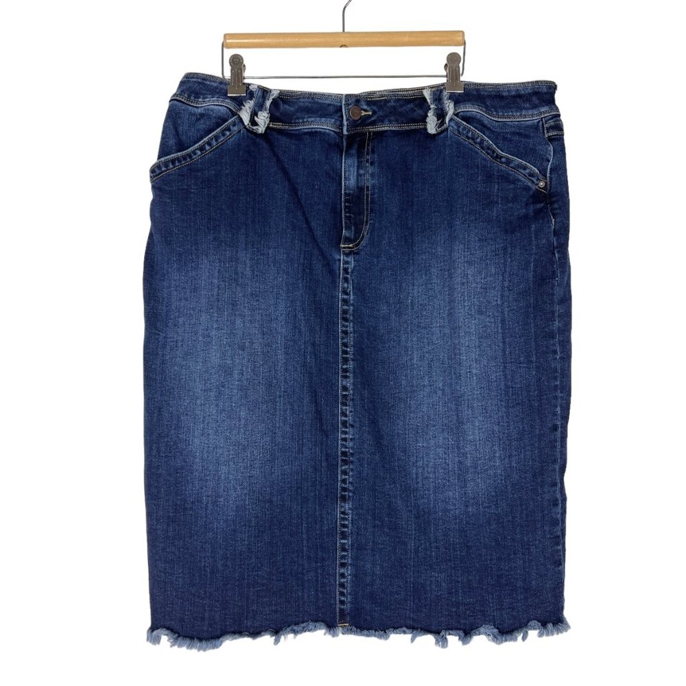 Wash Lab Denim Skirt